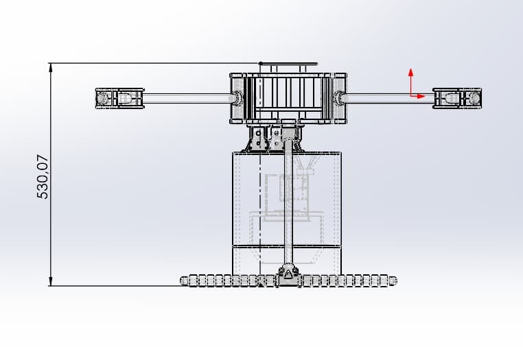 Planta técnica do drone 1